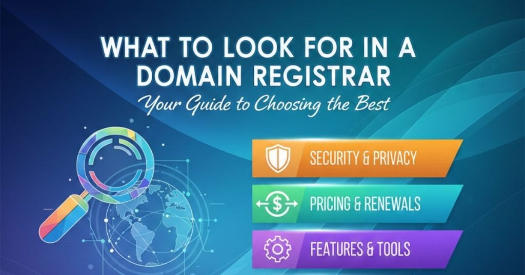 What to Look for in a Domain Registrar?
