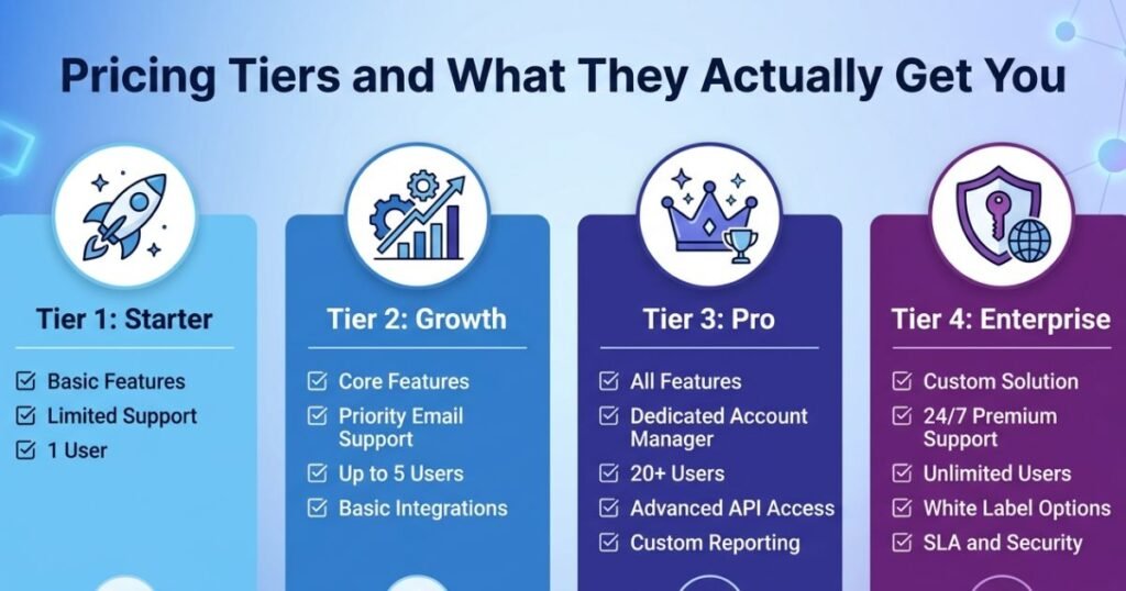 Pricing Tiers and What They Actually Get You