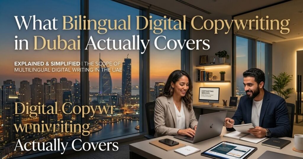 What Bilingual Digital Copywriting in Dubai Actually Covers