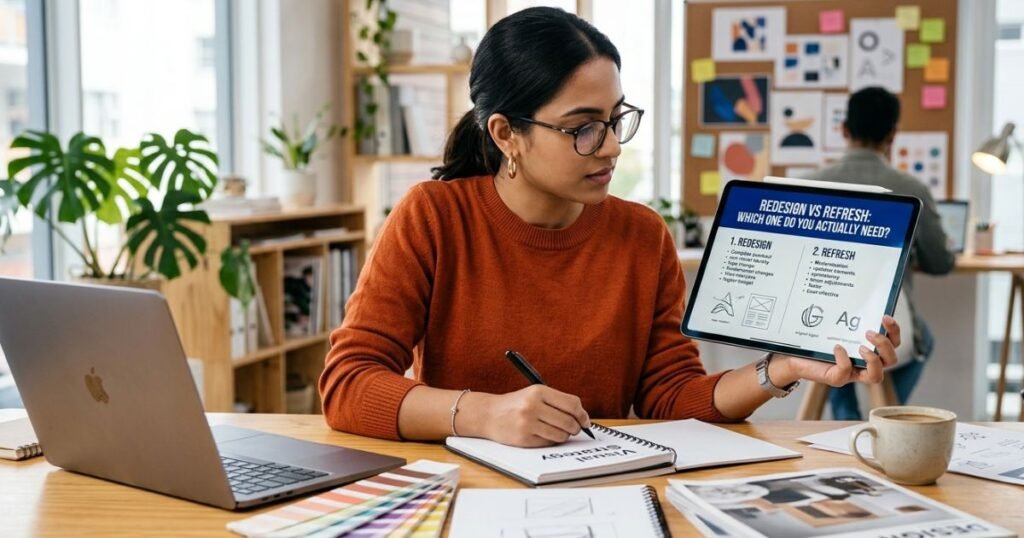 Redesign vs Refresh: Which One Do You Actually Need?