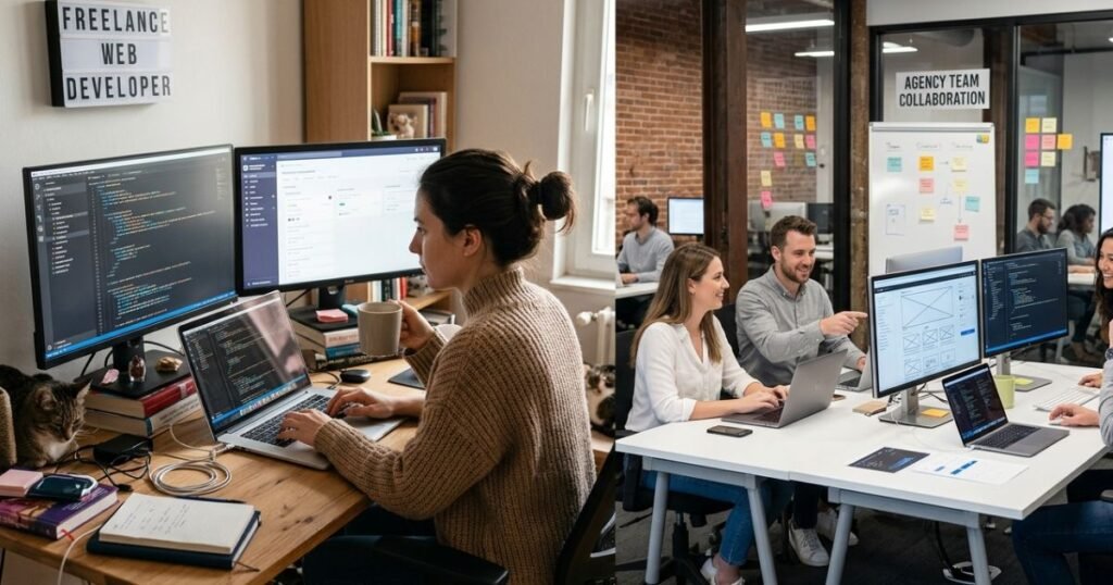 Freelance Web Developer vs. Web Development Agency
