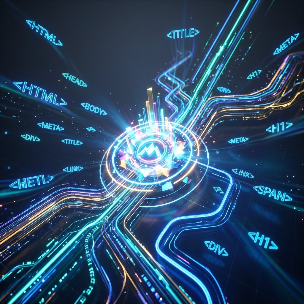 Abstract 3D SEO Services Dubai Visualization