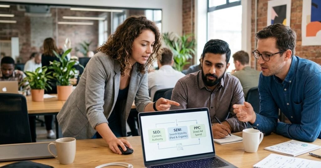 SEO vs. SEM vs. PPC  What's the Difference?