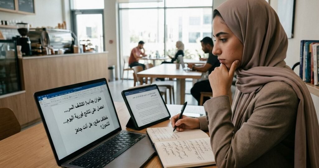 Step 3 Write Headlines and Hooks That Work in Arabic