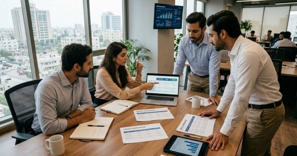 Top Digital Marketing Agencies in Karachi Service Comparison