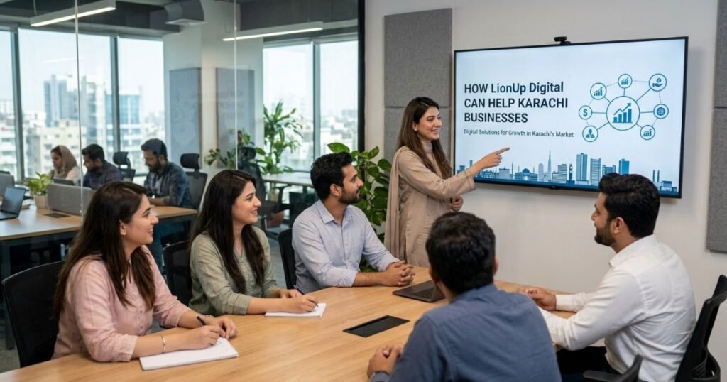 How LionUp Digital Can Help Karachi Businesses